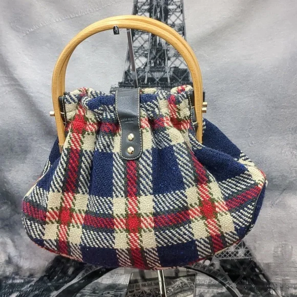 Kate Spade plaid wool bag - Picture 6 of 16